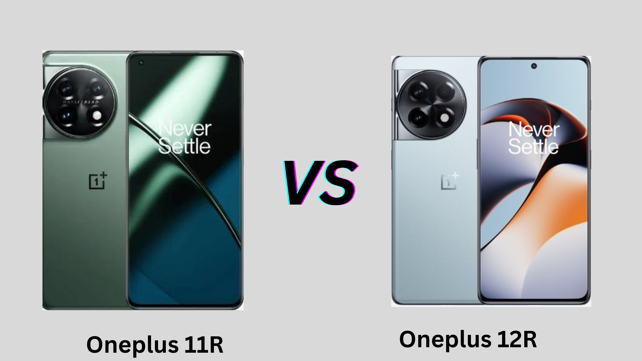 oneplus 12R vs oneplus 11R